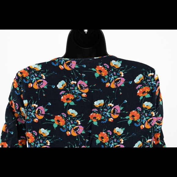 Zara floral peplum blouse size S - Picture 8 of 12